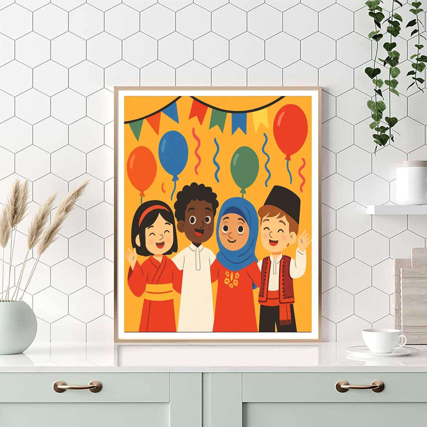 Celebrating Cultures Around The World Paint By Numbers