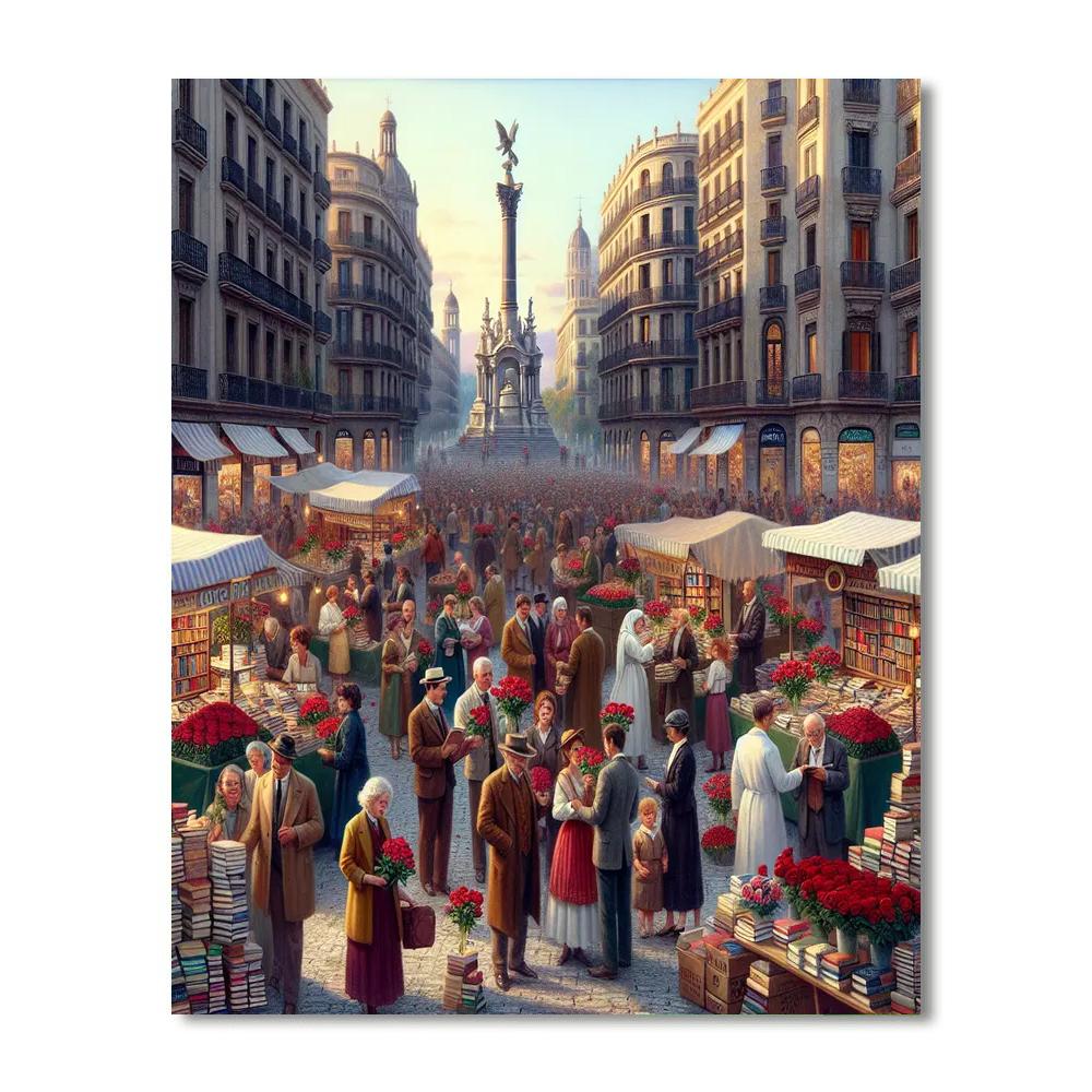 Día De Sant Jordi - Spain Paint By Number