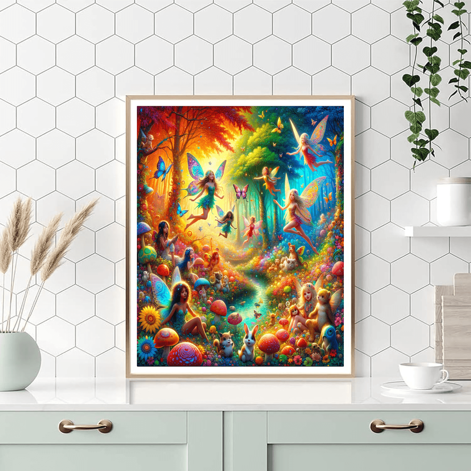 Charming Fairy Tale Woods DIY Paint By Numbers