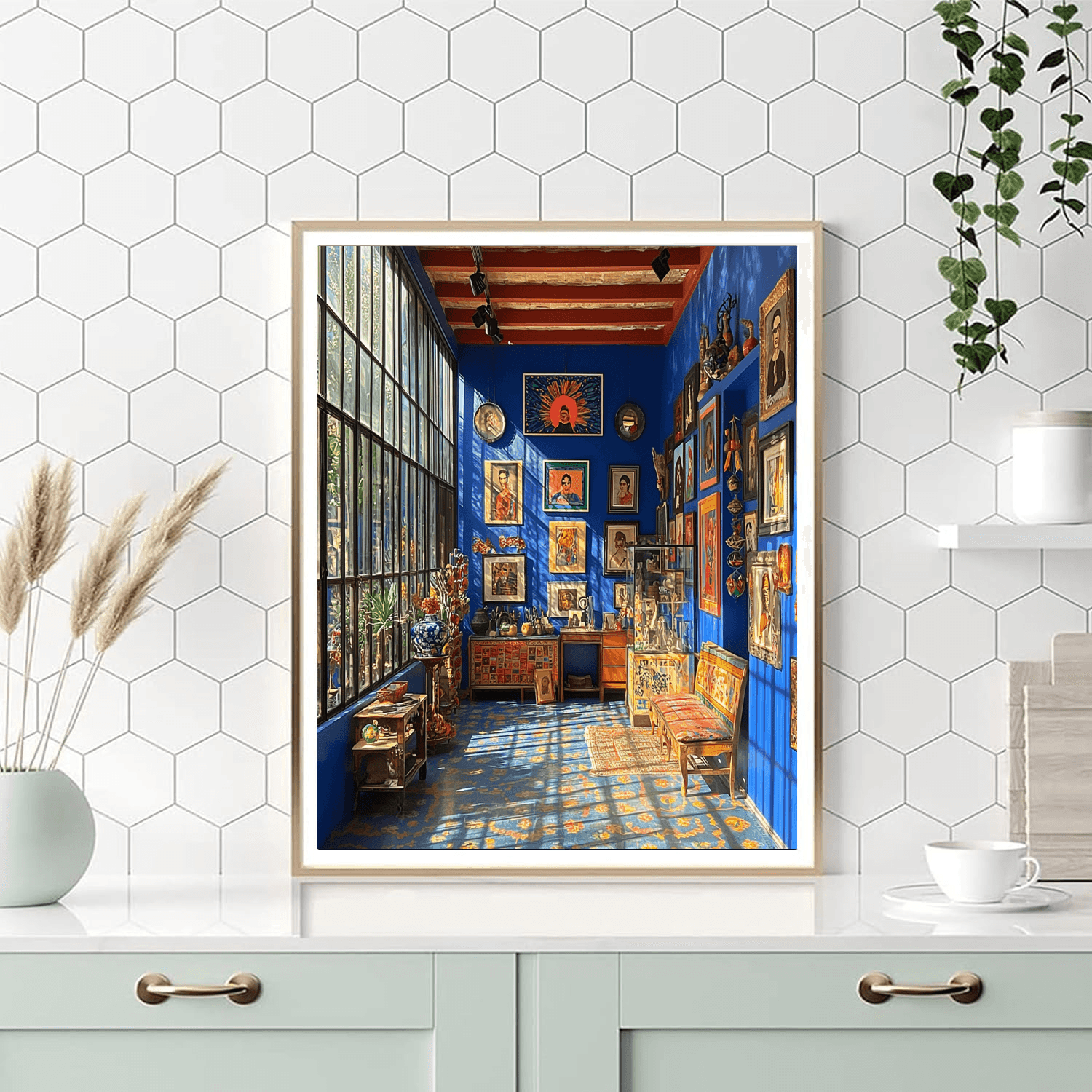 Frida Kahlo Museum Numbered Painting Kits