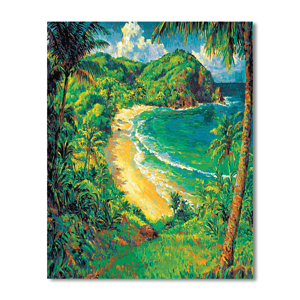 Paul Gauguin Inspired Exotic Island Paradise  Paint By Numbers