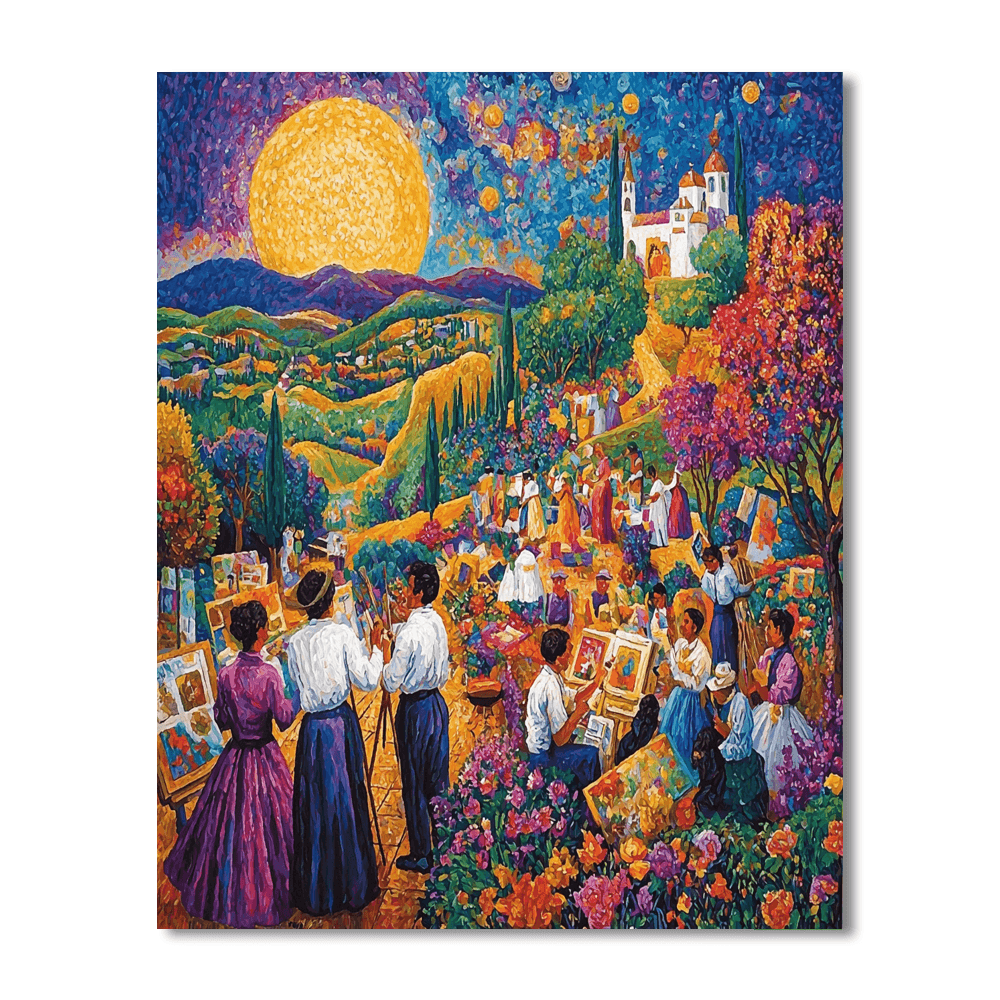Diego Rivera Inspired The Artistic Community  Painting By Numbers Kit