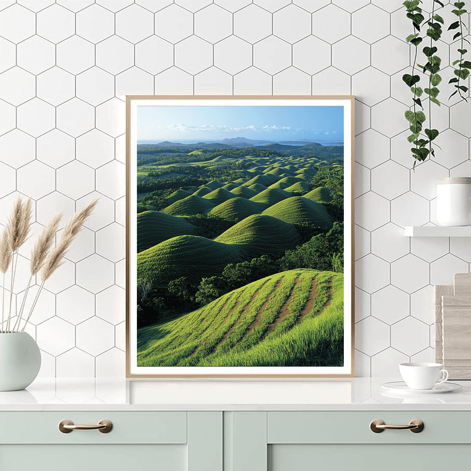 Chocolate Hills DIY Paint By Numbers