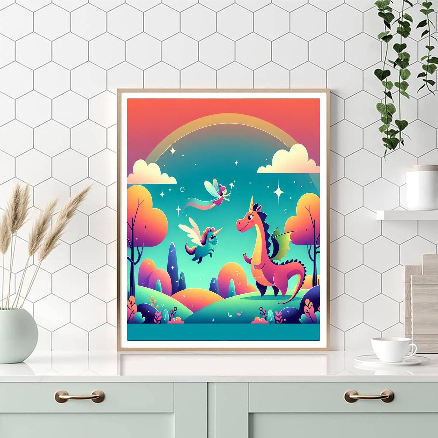 Mythical Adventures DIY Paint By Numbers