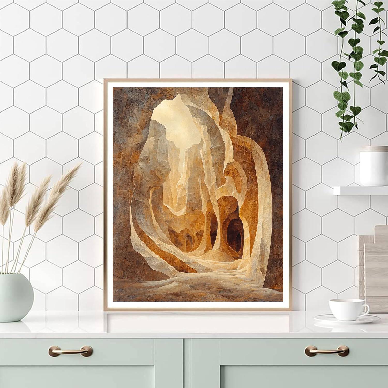 Michelangelo Inspired Mystical Caverns Of Nature  Paint By Color