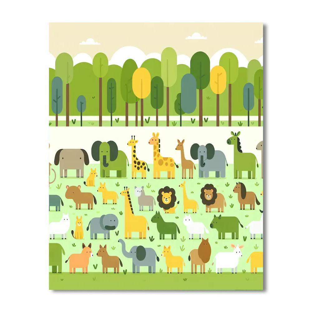 Harmonious Herd Gathering Paint By Numbers Kits