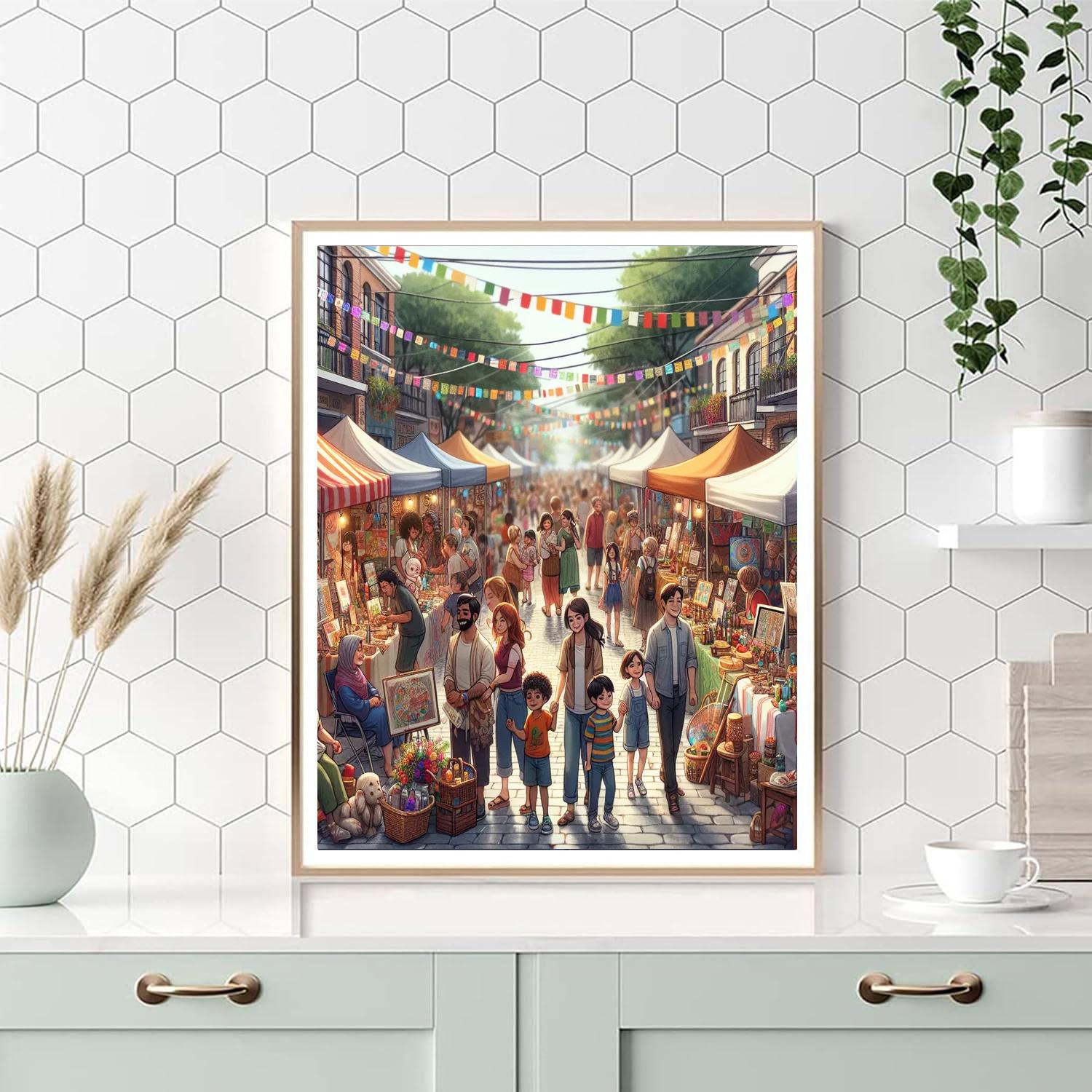 Abbot Kinney Festival - Venice Paint By Numbers