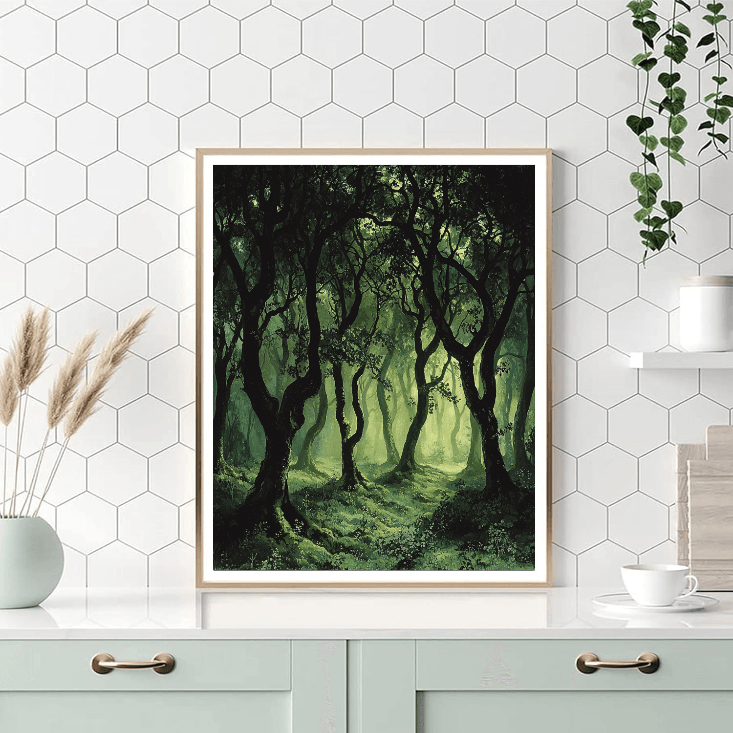 John Constable Inspired Gothic Forest Whispers  Paint By Numbers Kits