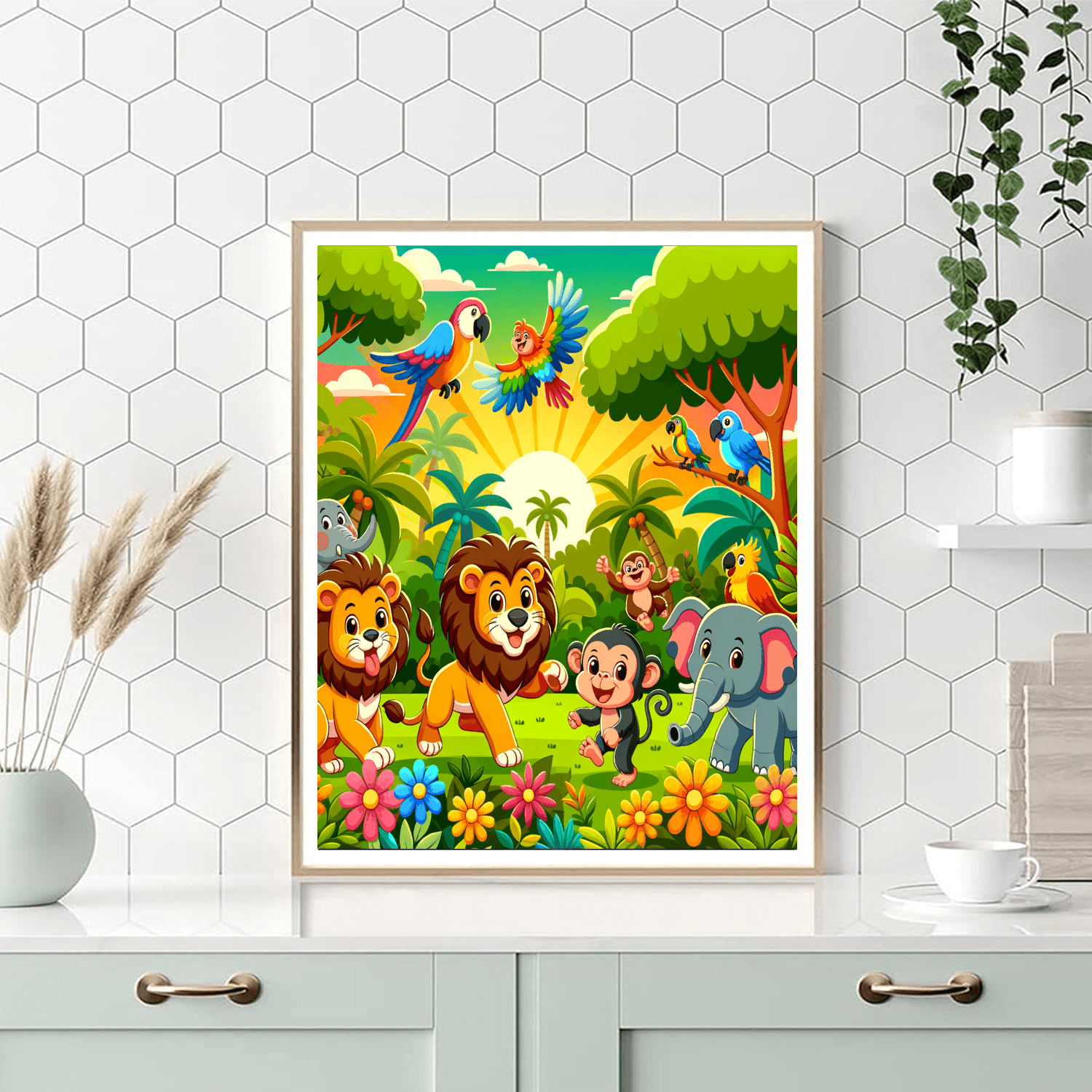 Fantasy Jungle Quest Paint By Numbers Kits