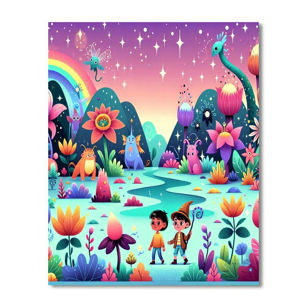 Enchanted Valley Expedition Painting Number Kit
