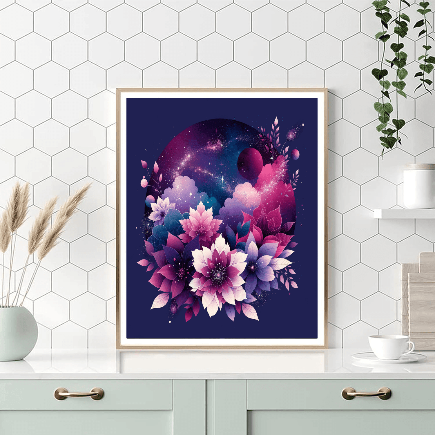 Celestial Floral Paint By Number