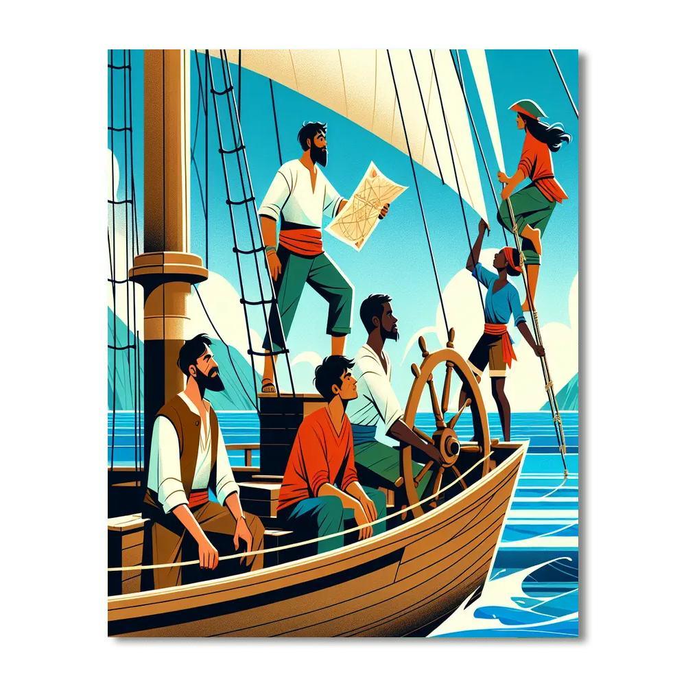 Ocean Quest Adventure Painting By Numbers Kit