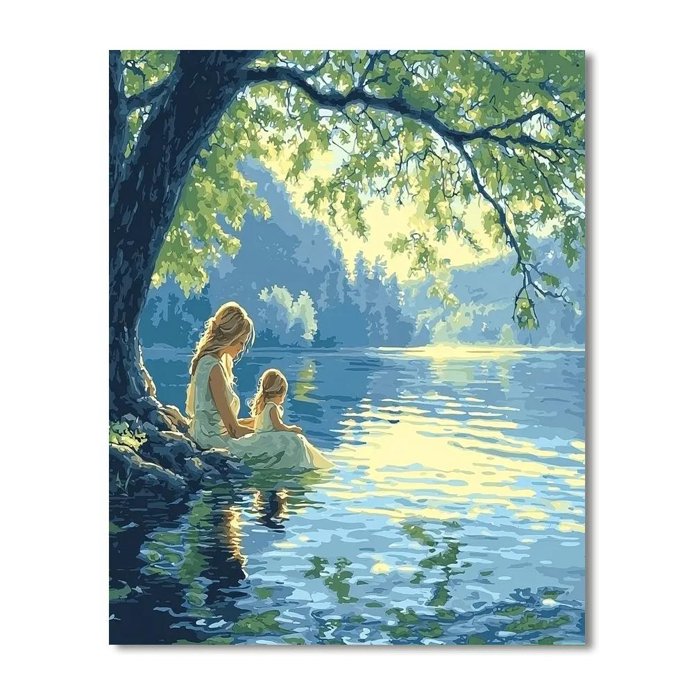 Reflective Ripples Numbered Painting Kits