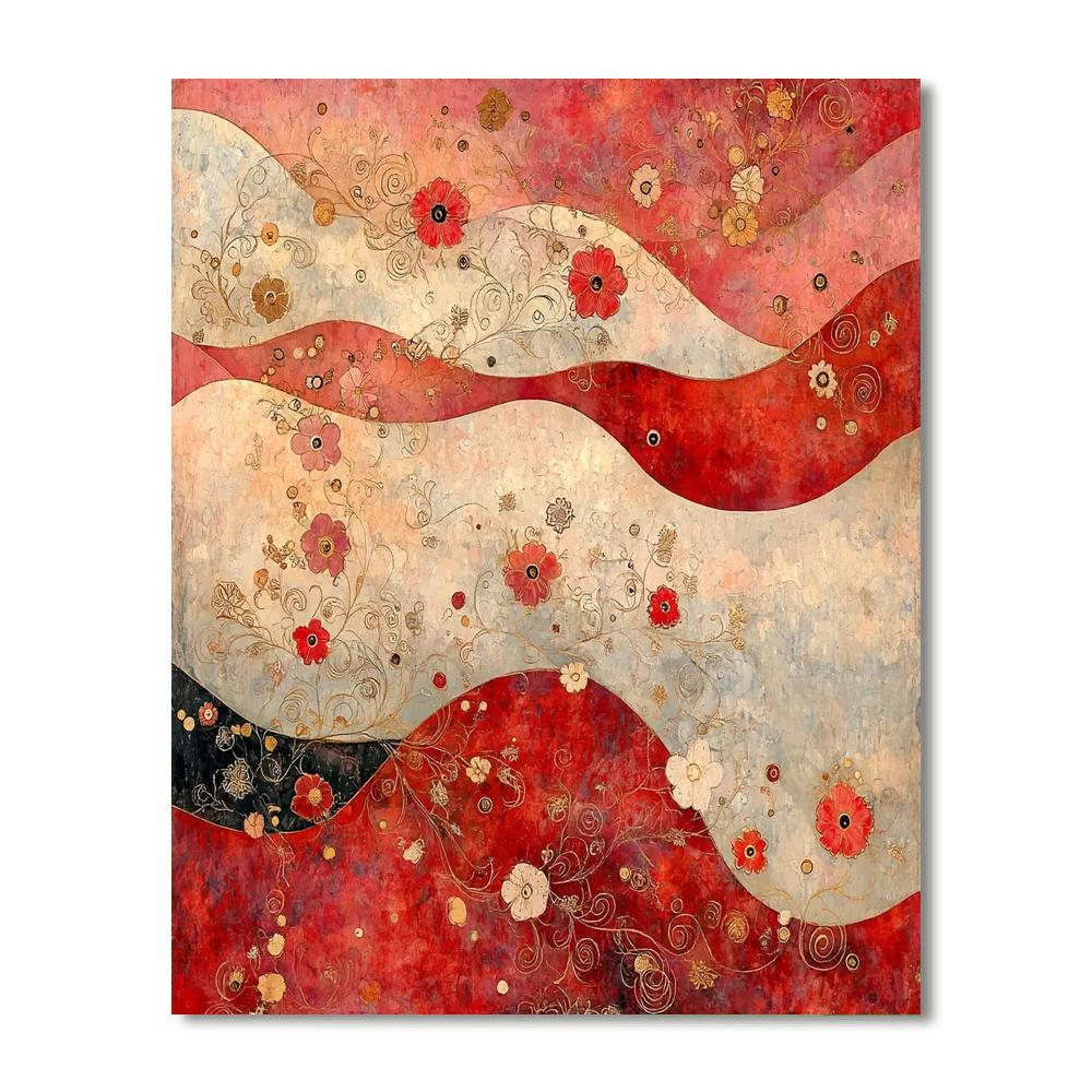 Gustav Klimt Inspired Ethereal Dreams Of Color  Paint By Numbers Kits