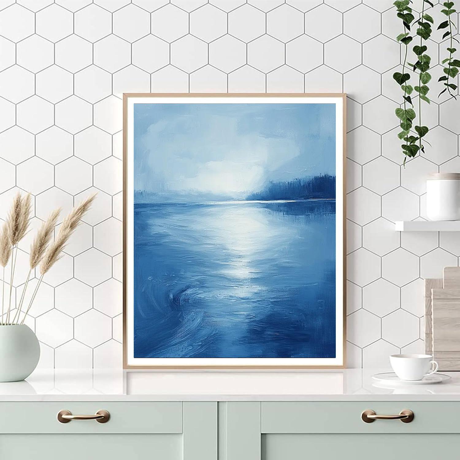 Paul Cézanne Inspired Elysian Reflections  Paint By Numbers Art