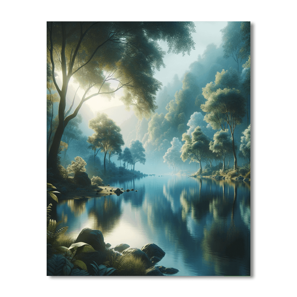 Serenity By The Lake Numbered Painting Kits