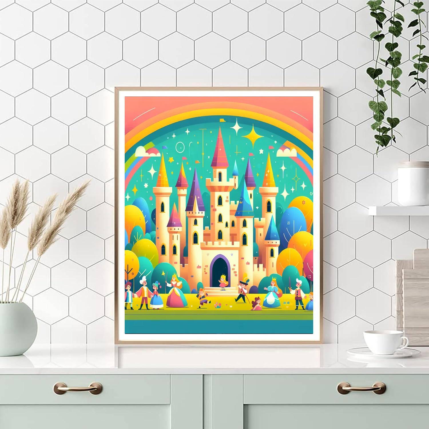 Journey To The Enchanted Castle Paint By Numbers Kits