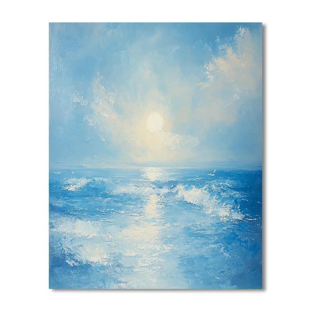 J.M.W. Turner Inspired Dreamy Seaside Escape  Paint By Numbers Kits