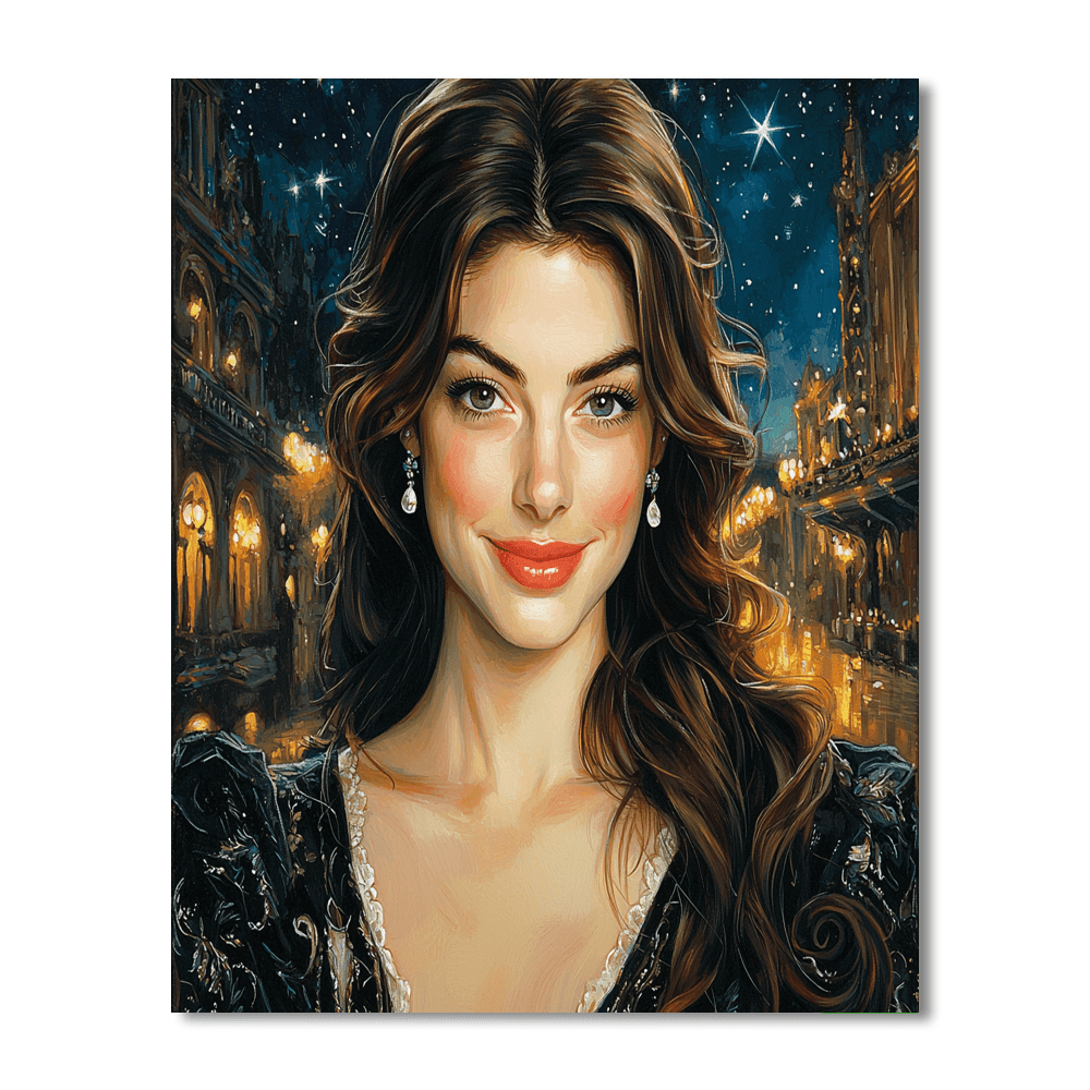 Anne Hathaway: Enchantress Of Dreamy Tales Paint By Numbers Kits