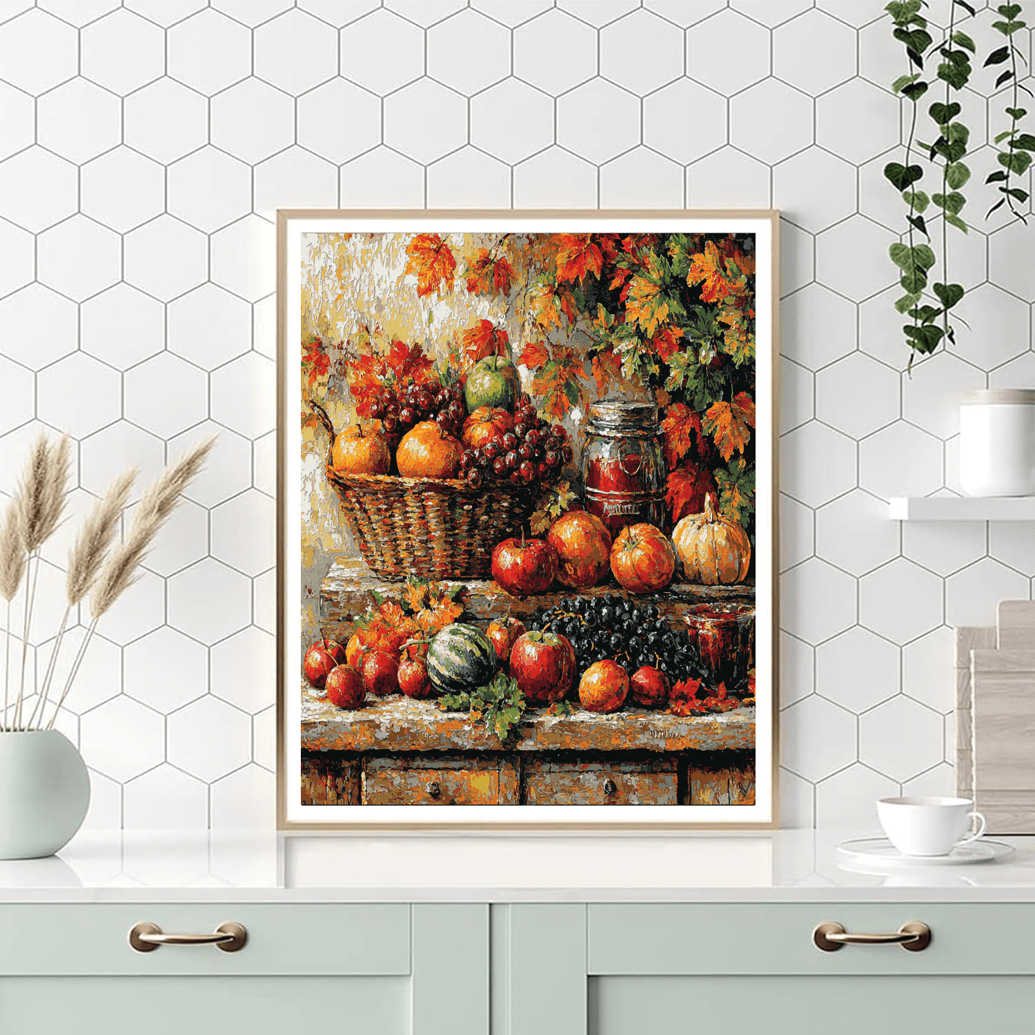 Paul Cézanne Inspired Rustic Harvest  Paint By Numbers Art