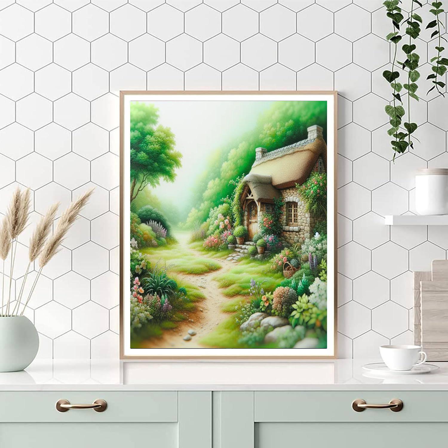 Idyllic Cottage Haven Paint By Numbers