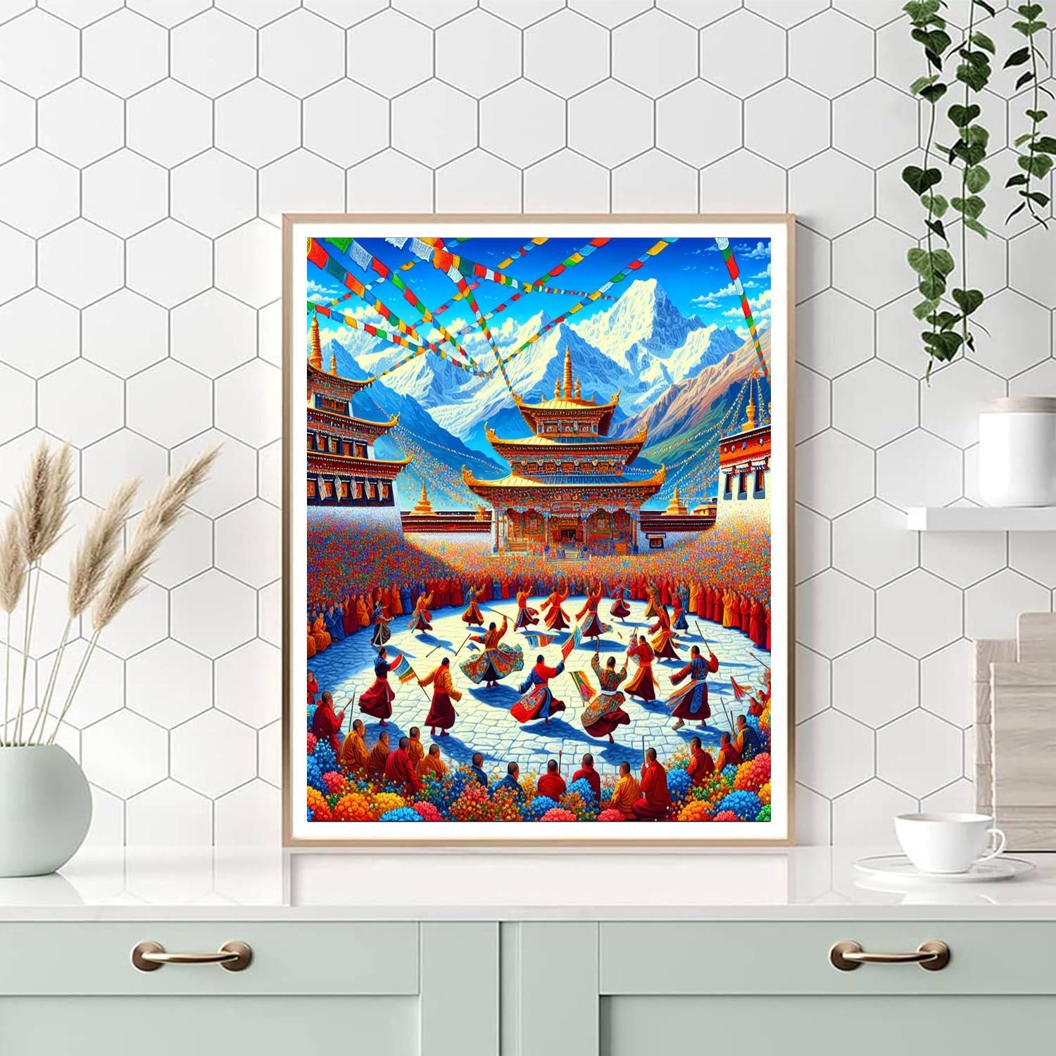 Losar Festival - Tibet Paint By Numbers Kits