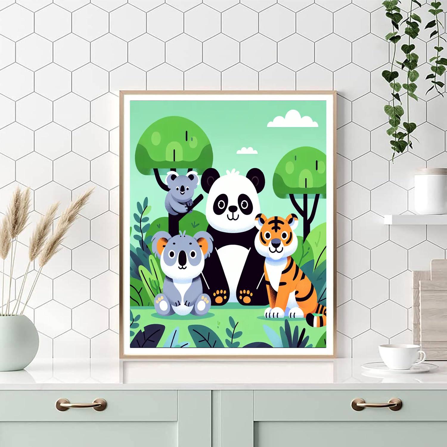 Wildlife Rescue Team Paint By Numbers Art