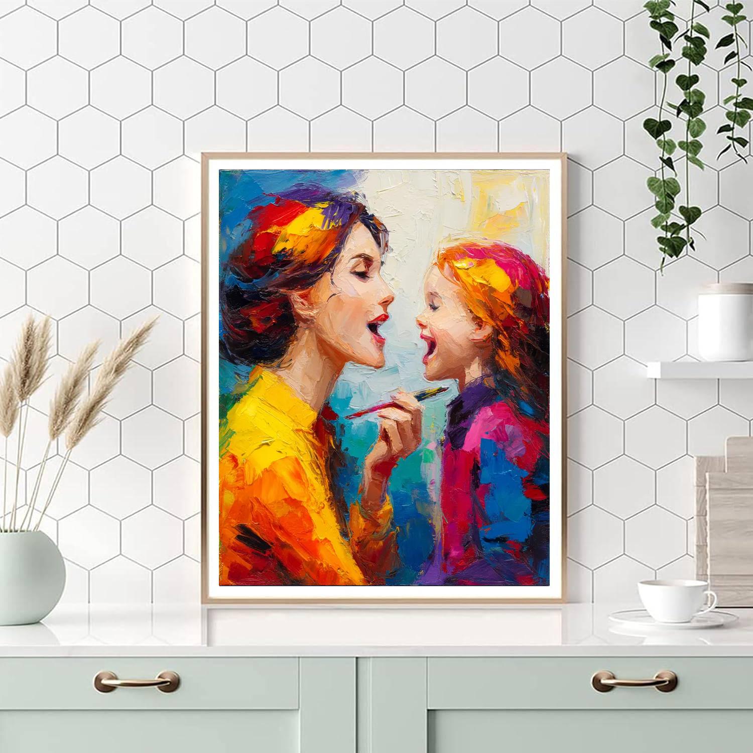 An Artistic Heart Numbered Painting Kits