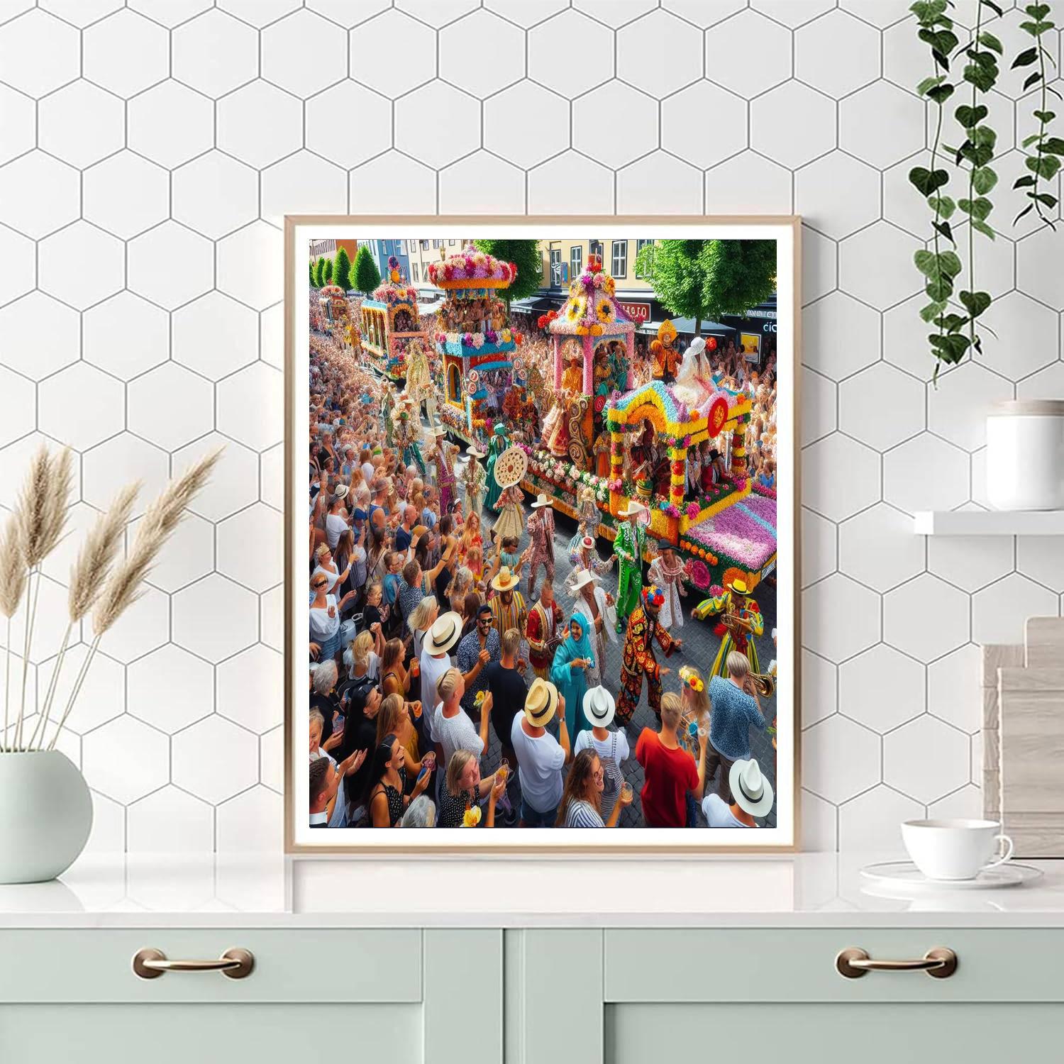 The Carnival Of Norrköping - Sweden Paint By Numbers Art