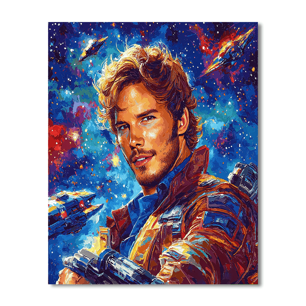 Chris Pratt: The Star-lord's Cosmic Adventures Paint By Numbers Kits