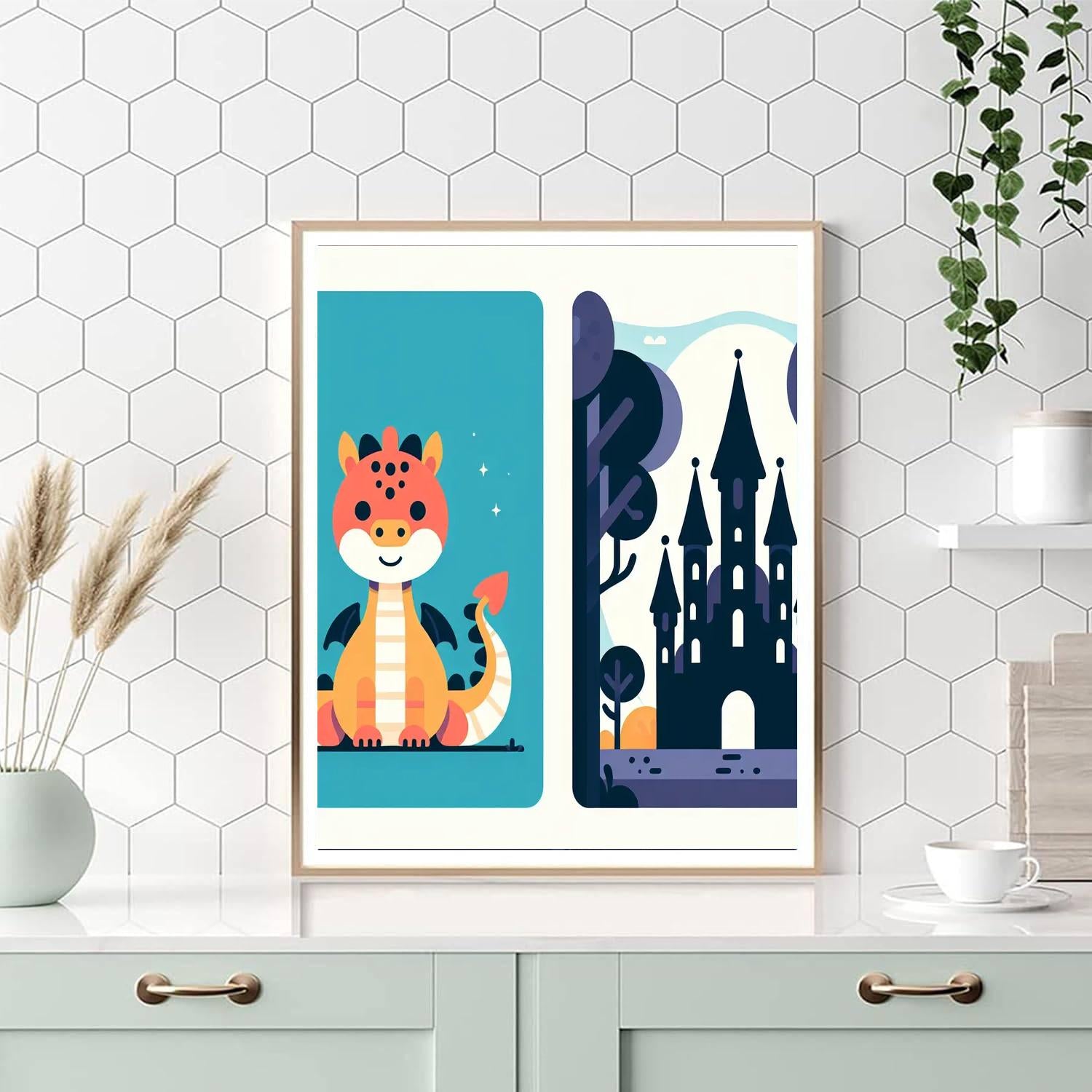 Mythical Dragon Encounter Paint By Numbers Kits