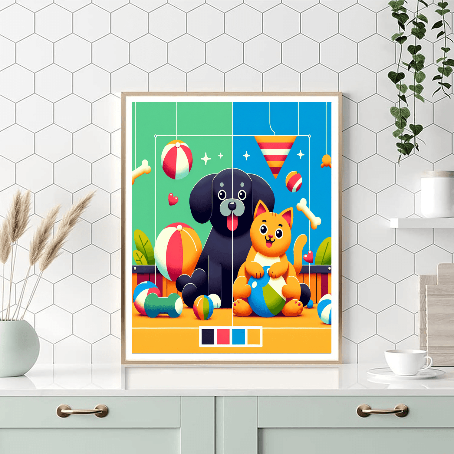 Fun With Pets Paint By Color