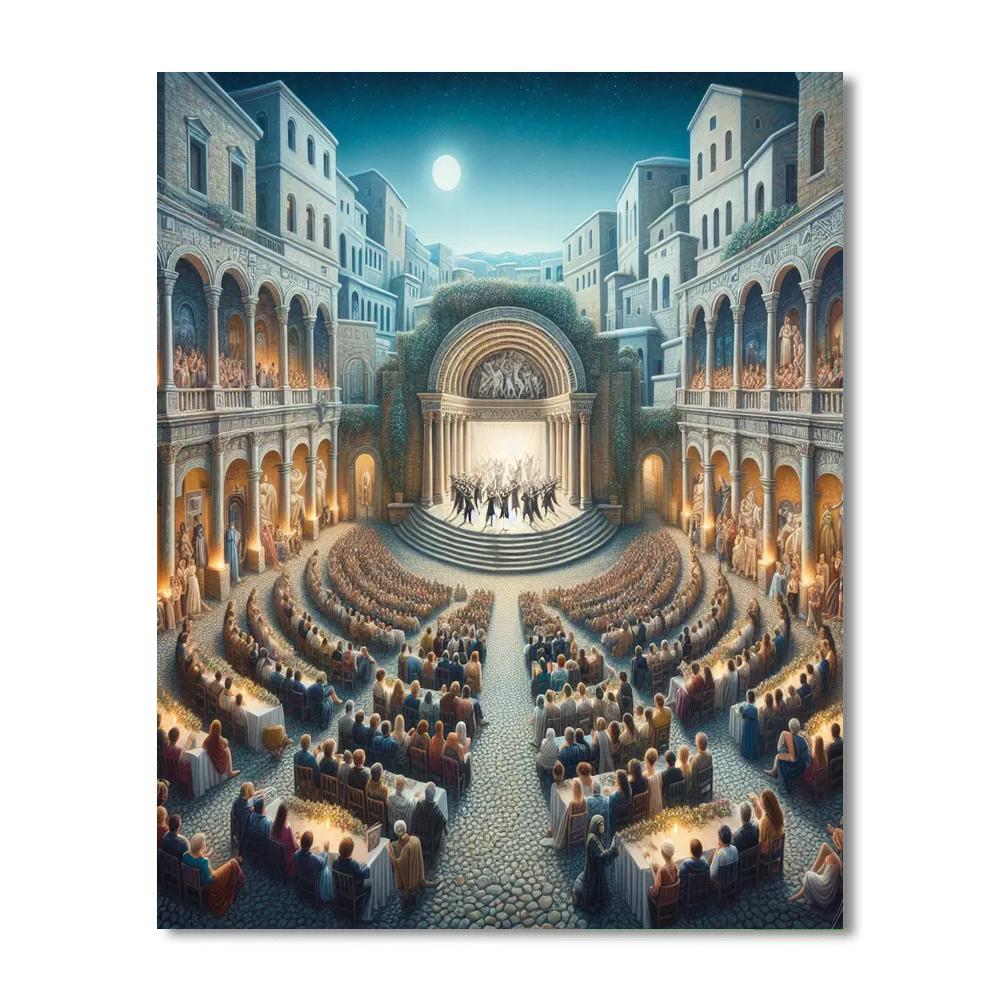 Spoleto Festival Dei Due Mondi - Spoleto, Italy Number Painting