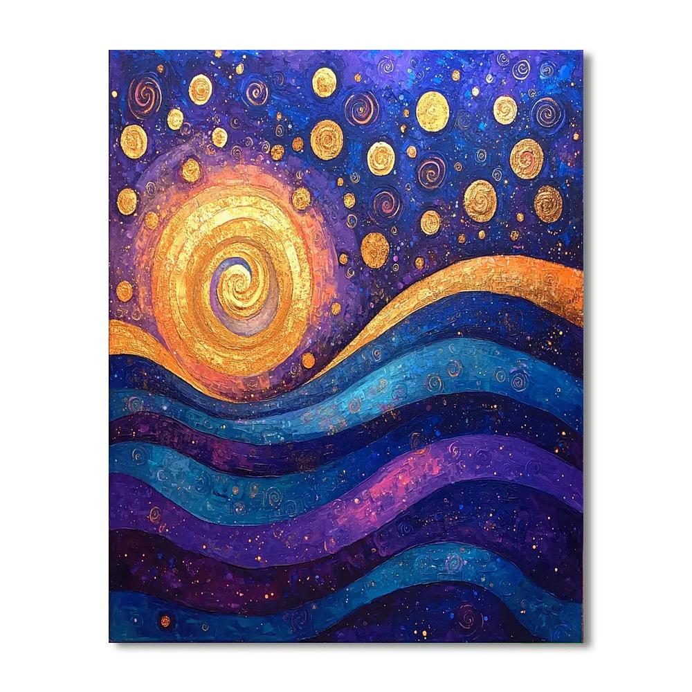 Frida Kahlo Inspired Illusions Of Infinity  Numbered Painting Kits