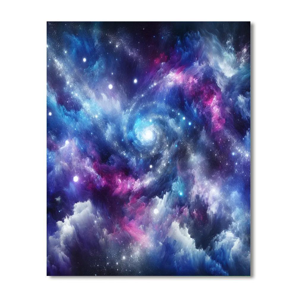 Cosmic Dreamscape Mural Painting Number Kit