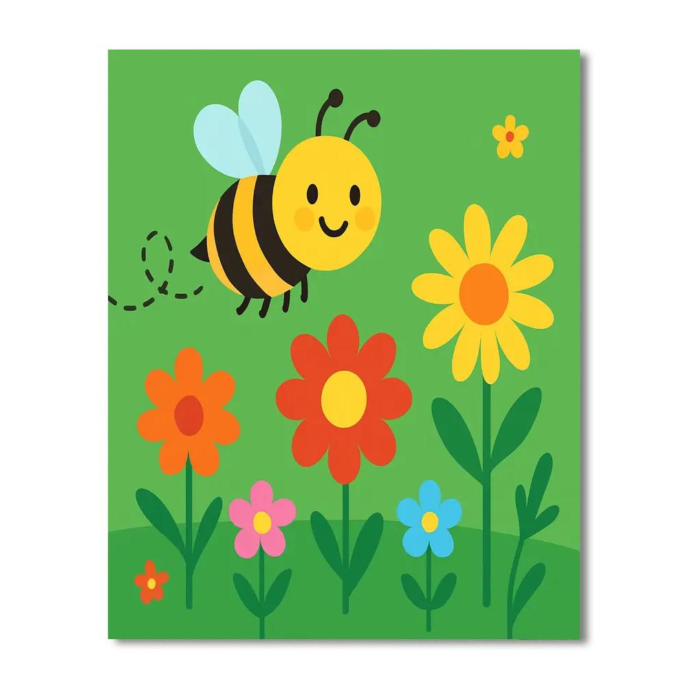 Busy Bee’s Garden Paint By Number