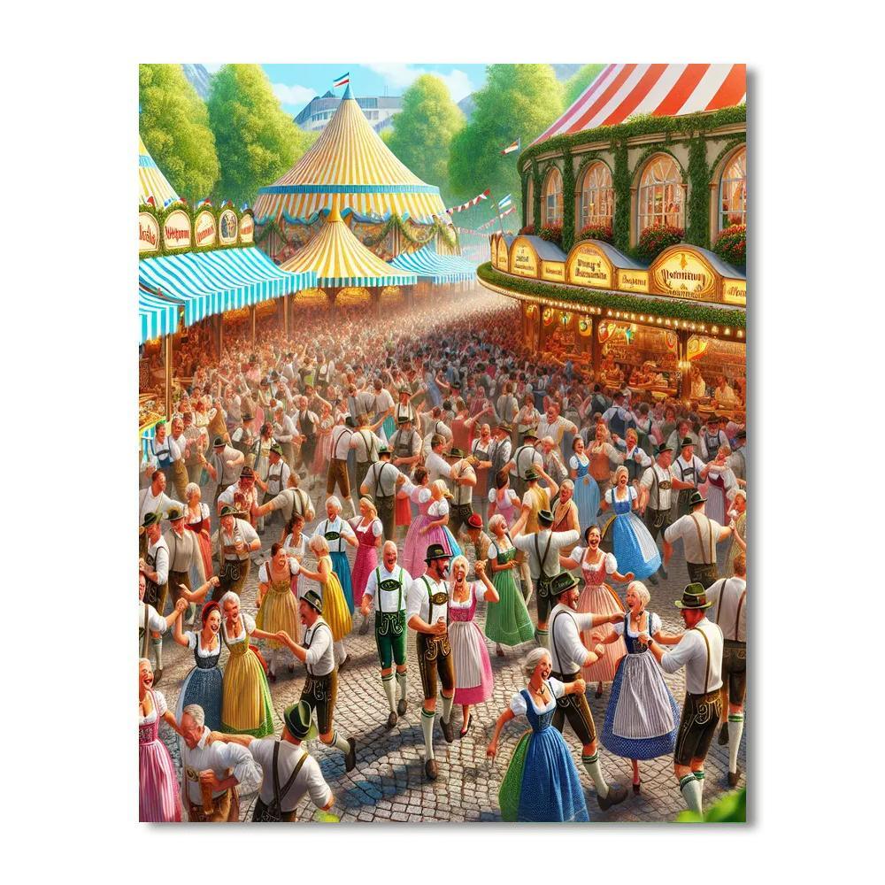 Wiener Wiesn-fest - Austria Numbered Painting Kits
