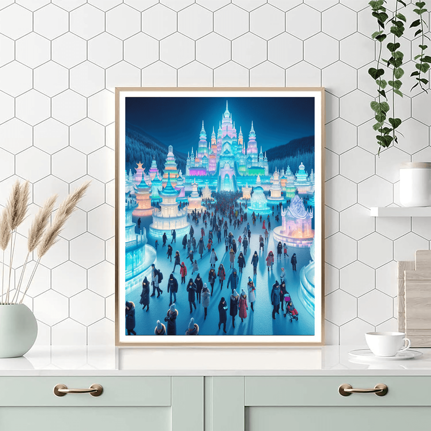 Snow And Ice Festival - Harbin - China Painting By Numbers Kit