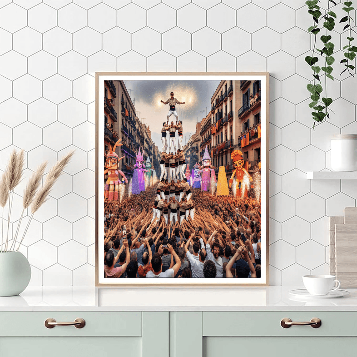 Festes De La Mercè - Barcelona, Spain Paint By Number