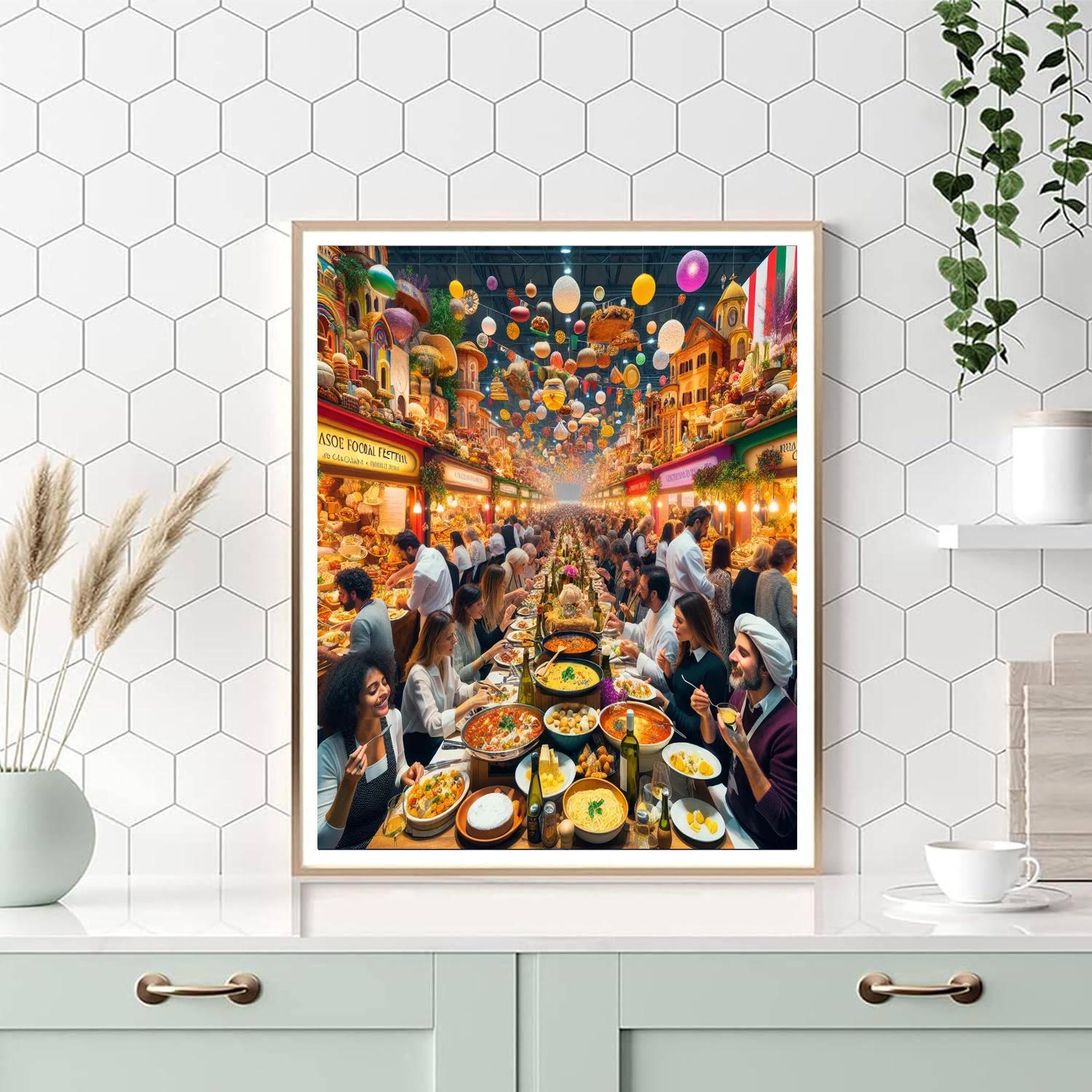 Gourmet Festival - Italy Paint By Color