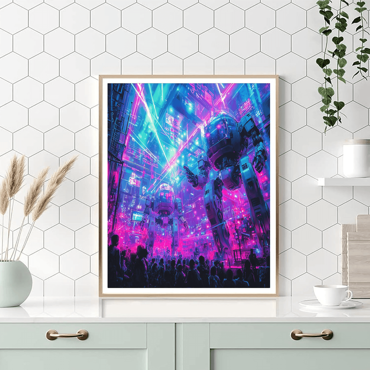 Robot Restaurant - Tokyo Paint By Numbers Kits