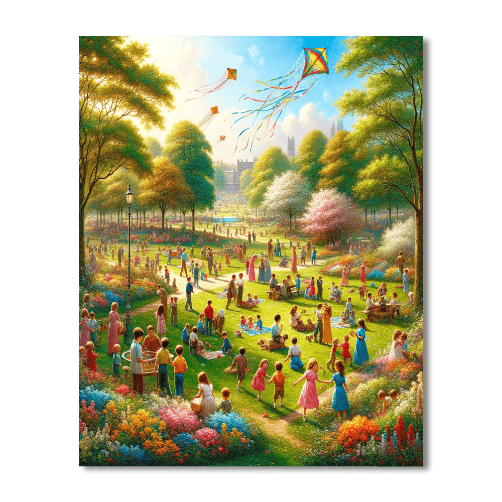 Joyful Playtime In The Park Paint By Number