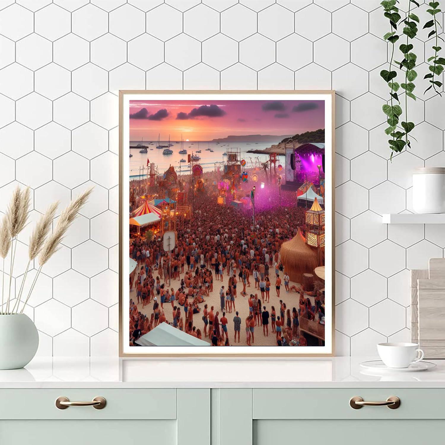 Festival Internacional De Benicàssim Painting Number Kit