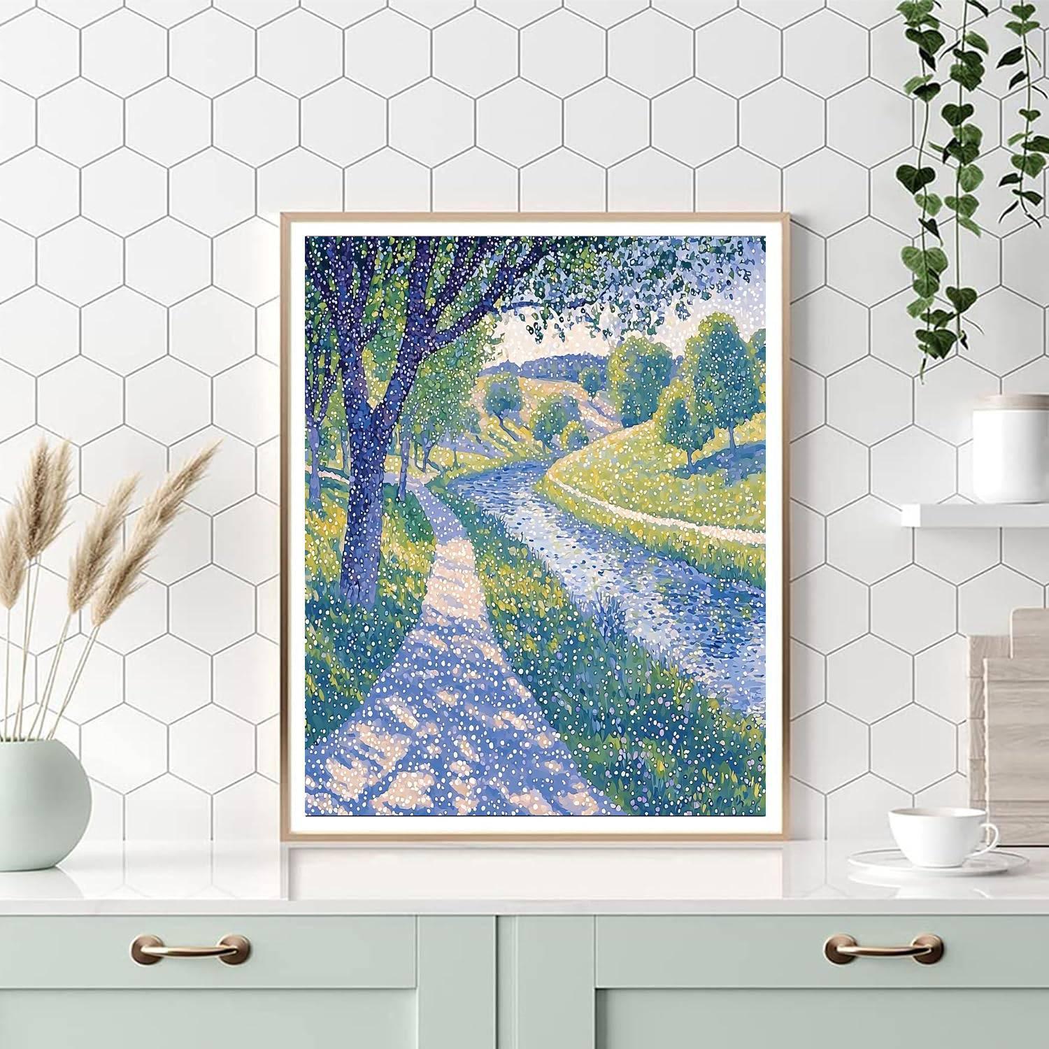 Georges Seurat Inspired Serenity In Symphony  Paint By Numbers Kits