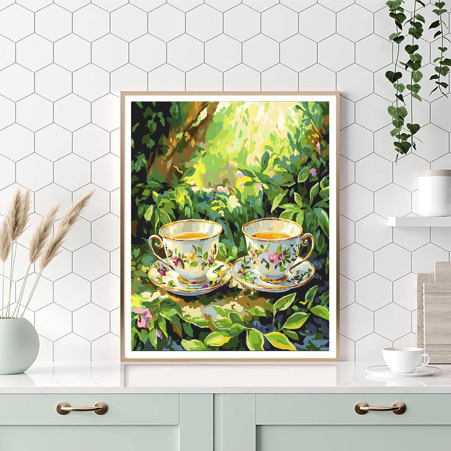 Afternoon Tea Delights DIY Paint By Numbers