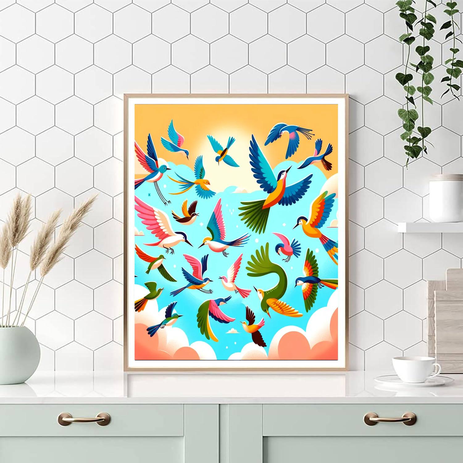 Aerial Acrobatics Paint By Color