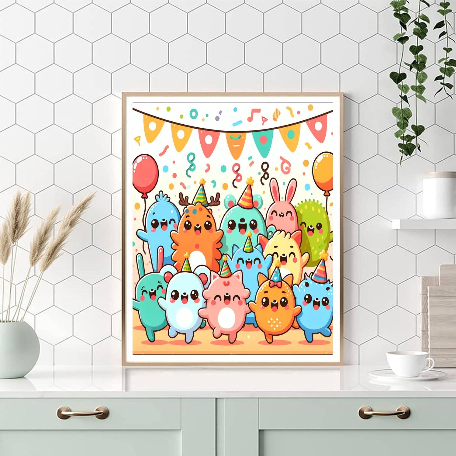 Merry Little Monsters Numbered Painting Kits