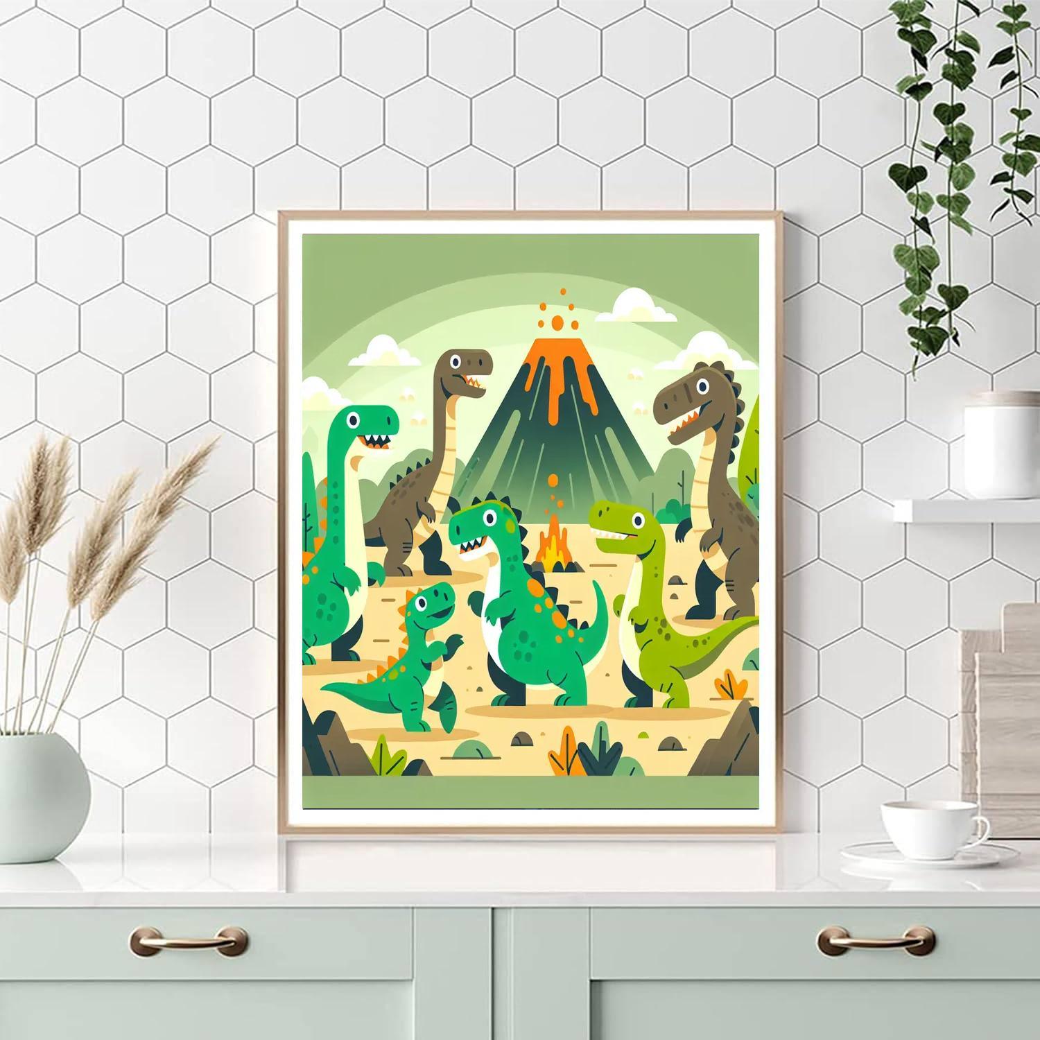 Ancient Dino Discoveries Paint By Numbers Kits