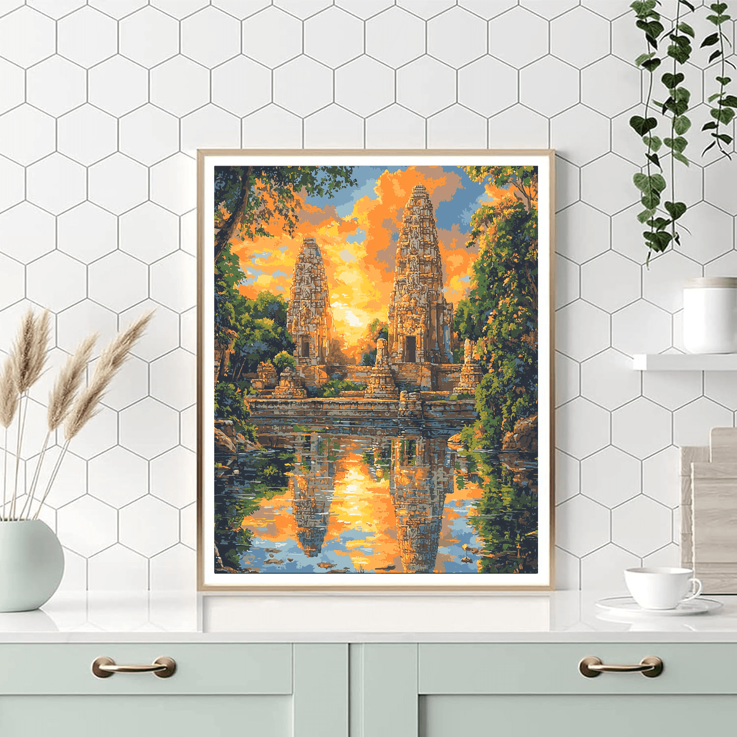 Angkor Wat - Siem Reap Numbered Painting Kits