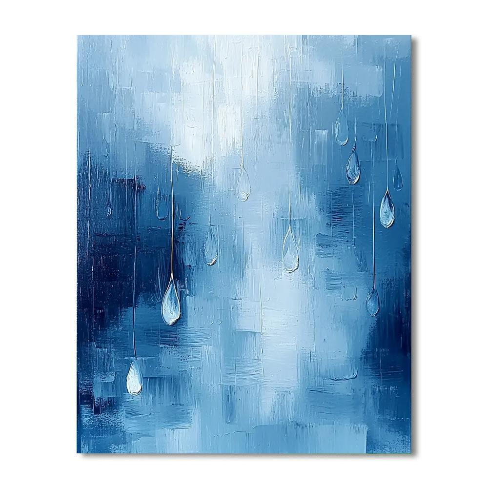Edgar Degas Inspired Tranquil Rain  Painting Number Kit